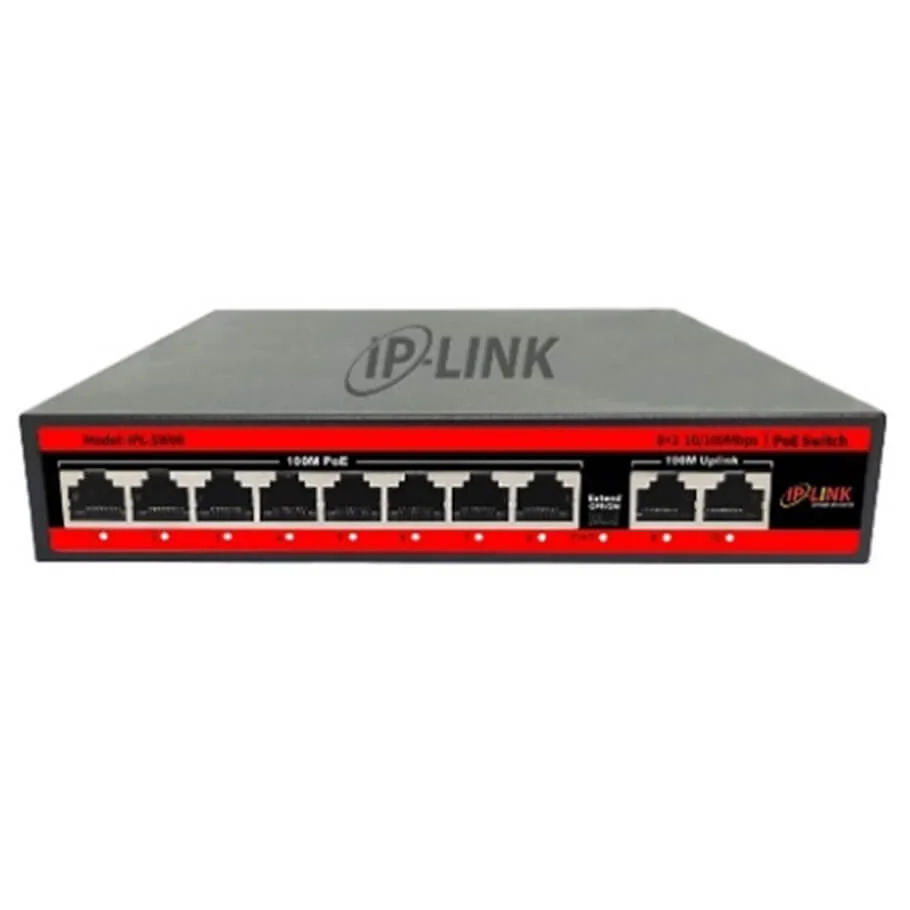 8-Port 10/100Mbps PoE Switch IP-LINK IPL-SW08 chính hãng HATI SOLUTIONS