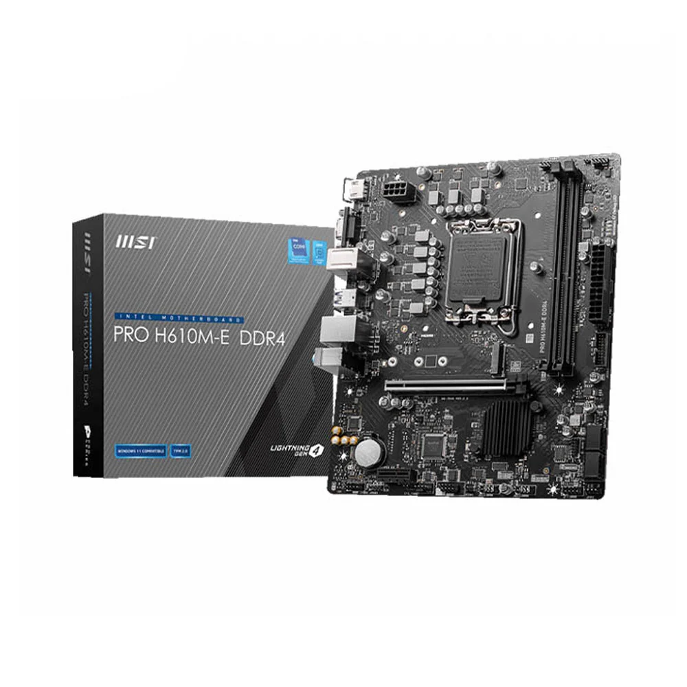 Mainboard MSI PRO H610M-E DDR4 chính hãng Hati Solutions