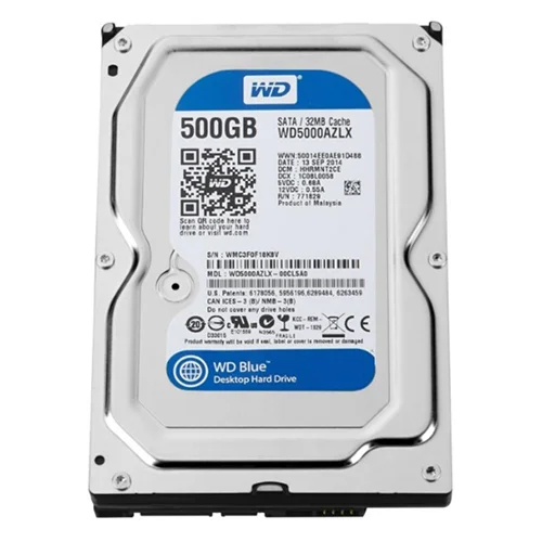 Ổ cứng HDD WD Blue 500GB (Không bao gồm VAT) chính hãng
