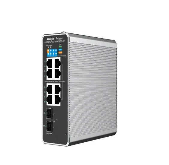 Switch công nghiệp PoE Ruijie Reyee RG-NIS2100-8GT2SFP-HP chính hãng