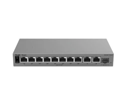 Switch Ruijie Reyee RG-ES211GS-LP – 10 cổng Gigabit, 8 cổng PoE+, 70W chính hãng