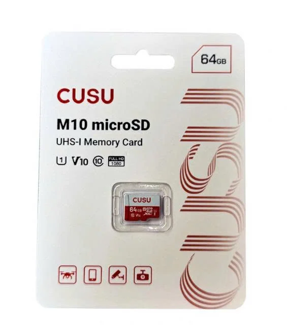 Thẻ nhớ 64GB MicroSD CUSU chính hãng