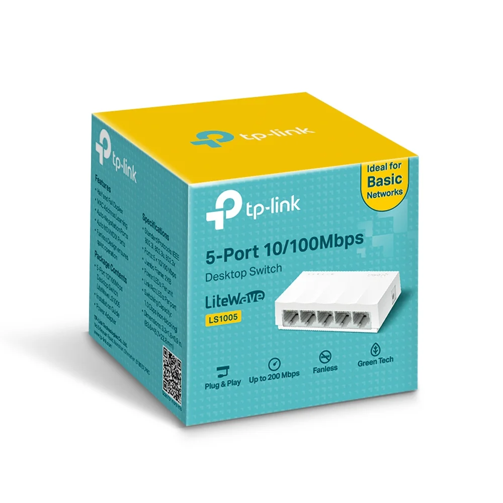 Thiết bị chuyển mạch TP Link 10/100 LS1005 chính hãng Hati Solutions