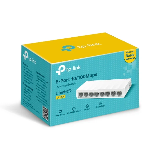 Thiết bị chuyển mạch TP-Link 10/100 LS1008 chính hãng Hati Solutions